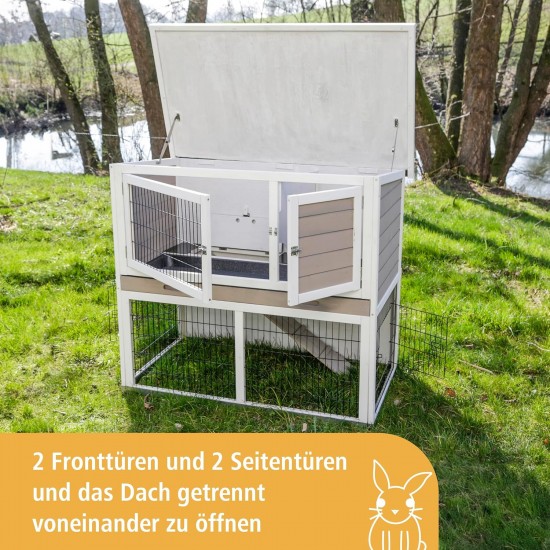 Kerbl Pet Lucky Rodent Coop with Metal Frame on the Base 115 x 65 x 100 cm Kerbl Pet Lucky Rodent Coop with Metal Frame on the Base 115 x 65 x 100 cm