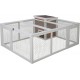 Kerbl Pet Outdoor Walk with Integrated Shelter 132 x 102 x 59 cm Kerbl Pet Outdoor Walk with Integrated Shelter 132 x 102 x 59 cm