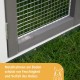 Kerbl Pet Pet Freetime Luke Rodent Coop with Large Run for Rabbits / Guinea Pigs, Tight Mesh Grid, Perfect for Young Animals, Weatherproof, 127 x 62 x 98 cm, White/Grey Kerbl Pet Pet Freetime Luke Rodent Coop with Large Run for Rabbits / Guinea Pigs, Tight Mesh Grid, Perfect for Young Animals, Weatherproof, 127 x 62 x 98 cm, White/Grey