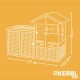 Kerbl Pet Pet Freetime Luke Rodent Coop with Large Run for Rabbits / Guinea Pigs, Tight Mesh Grid, Perfect for Young Animals, Weatherproof, 127 x 62 x 98 cm, White/Grey Kerbl Pet Pet Freetime Luke Rodent Coop with Large Run for Rabbits / Guinea Pigs, Tight Mesh Grid, Perfect for Young Animals, Weatherproof, 127 x 62 x 98 cm, White/Grey