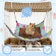 Kühlende Hamster-Hängematte, Kühlmatte für Kleintiere, einfach aufzubauen, geeignet für Frettchen, Hamster und Nagetiere Kühlende Hamster-Hängematte, Kühlmatte für Kleintiere, einfach aufzubauen, geeignet für Frettchen, Hamster und Nagetiere