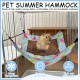 Kühlende Hamster-Hängematte, Kühlmatte für Kleintiere, einfach aufzubauen, geeignet für Frettchen, Hamster und Nagetiere Kühlende Hamster-Hängematte, Kühlmatte für Kleintiere, einfach aufzubauen, geeignet für Frettchen, Hamster und Nagetiere