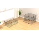 LANGXUN Pet Panels, Metal Wire, Storage Cube, Organiser, DIY Small Animal Cage for Rabbits, Guinea Pigs, Puppies, Pet Products, Portable Metal Wire, Yard Fence (12 Metal Plates + 12 LANGXUN Pet Panels, Metal Wire, Storage Cube, Organiser, DIY Small Animal Cage for Rabbits, Guinea Pigs, Puppies, Pet Products, Portable Metal Wire, Yard Fence (12 Metal Plates + 12