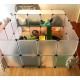 LANGXUN Pet Panels, Metal Wire, Storage Cube, Organiser, DIY Small Animal Cage for Rabbits, Guinea Pigs, Puppies, Pet Products, Portable Metal Wire, Yard Fence (12 Metal Plates + 12 LANGXUN Pet Panels, Metal Wire, Storage Cube, Organiser, DIY Small Animal Cage for Rabbits, Guinea Pigs, Puppies, Pet Products, Portable Metal Wire, Yard Fence (12 Metal Plates + 12
