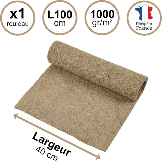 La Cordeline Natural Hemp Litter Tray Mat 40 x 100 cm Premium Quality - Cage Floor for Rodents, Rabbits, Hamsters etc La Cordeline Natural Hemp Litter Tray Mat 40 x 100 cm Premium Quality - Cage Floor for Rodents, Rabbits, Hamsters etc