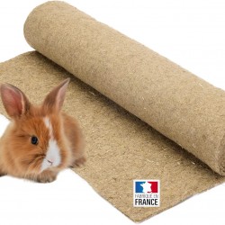 La cordeline Natural Hemp Rodent Rug 50cm x 2m for Rabbits Guinea Pig La cordeline Natural Hemp Rodent Rug 50cm x 2m for Rabbits Guinea Pig