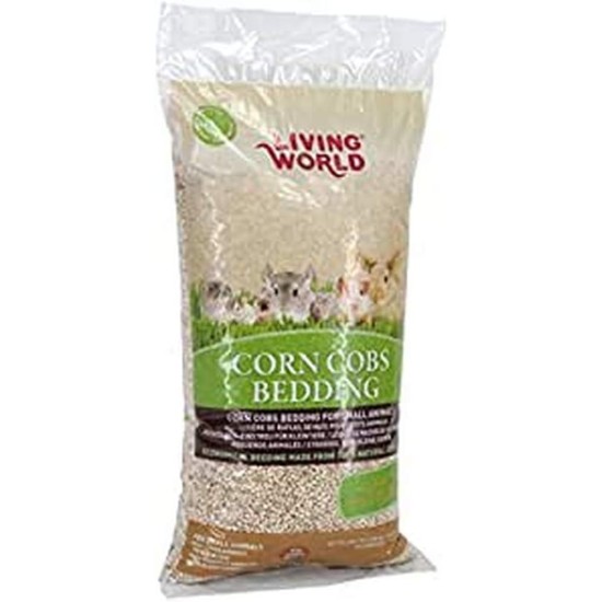 Living World Corn Cobs Bedding for Small Animals 10kg Living World Corn Cobs Bedding for Small Animals 10kg