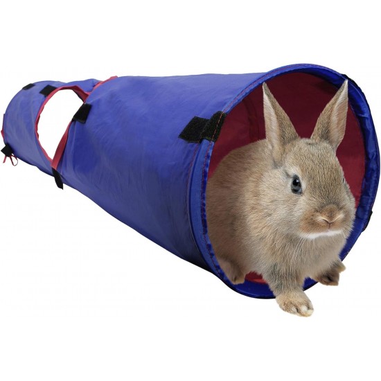 Living World Pet Tunnel, Blue/Red Living World Pet Tunnel, Blue/Red