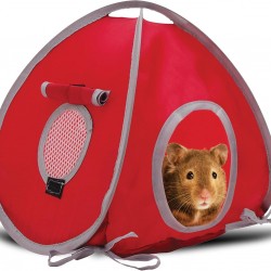 Living World Tent for Pets, Red/Grey Living World Tent for Pets, Red/Grey