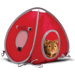 Living World Tent for Pets, Red/Grey Living World Tent for Pets, Red/Grey