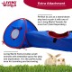 Living World Tent for Pets, Red/Grey Living World Tent for Pets, Red/Grey