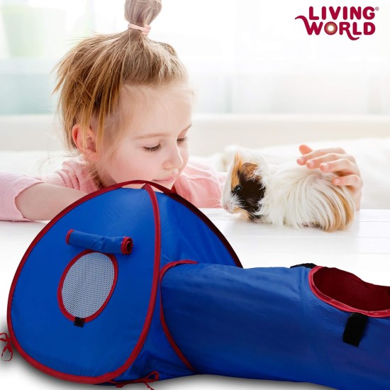 Living World Tent for Pets, Red/Grey Living World Tent for Pets, Red/Grey