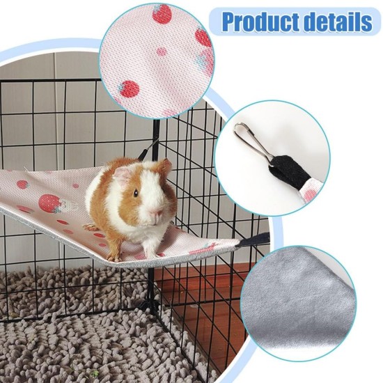 MiOYOOW 2 Stück Eckhängematten Hamster, Doppelseitige Hängebette Meerschweinchen, Dreieckige Rattenschaukeln für Kleintiere Hamster Eichhörnchen Meerschweinchen Sugar Gliders Chinchillas MiOYOOW 2 Stück Eckhängematten Hamster, Doppelseitige Hängebette Meerschweinchen, Dreieckige Rattenschaukeln für Kleintiere Hamster Eichhörnchen Meerschweinchen Sugar Gliders Chinchillas