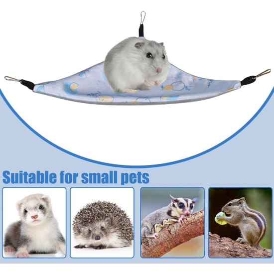 MiOYOOW 2 Stück Eckhängematten Hamster, Doppelseitige Hängebette Meerschweinchen, Dreieckige Rattenschaukeln für Kleintiere Hamster Eichhörnchen Meerschweinchen Sugar Gliders Chinchillas MiOYOOW 2 Stück Eckhängematten Hamster, Doppelseitige Hängebette Meerschweinchen, Dreieckige Rattenschaukeln für Kleintiere Hamster Eichhörnchen Meerschweinchen Sugar Gliders Chinchillas