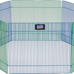 Midwest Homes for Pets Small Animal Playpen Model 100-15 0.55 m² Play Area 81 x 81 x 3.8 cm Blue and Green Midwest Homes for Pets Small Animal Playpen Model 100-15 0.55 m² Play Area 81 x 81 x 3.8 cm Blue and Green