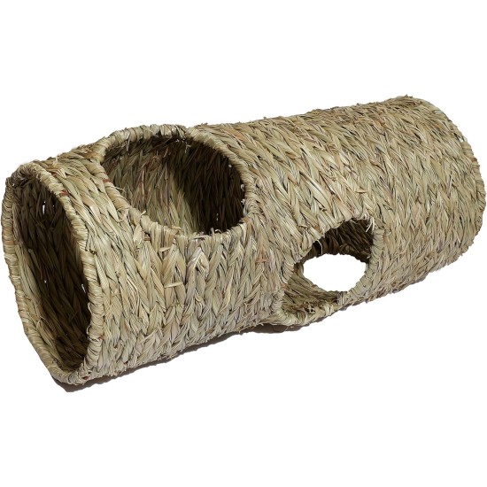 Naturals Small Animal Activity Woven Jumbo Play Tunnel by Rosewood Pet Products Naturals Small Animal Activity Woven Jumbo Play Tunnel by Rosewood Pet Products