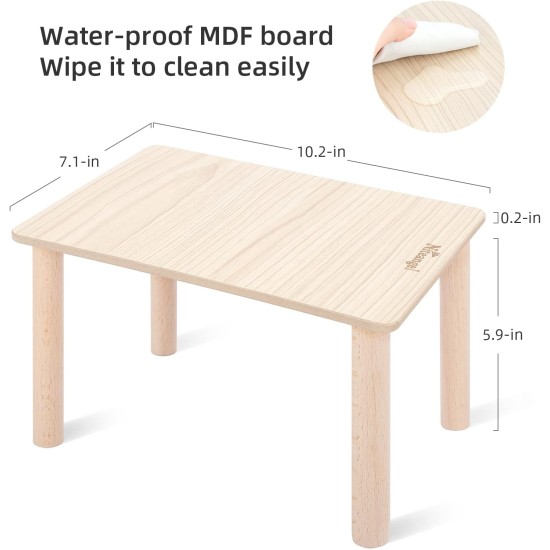 Niteangel Wooden Hamster Play Platform for Syrian Dwarf Hamsters, Gerbils, Mice, Degus or Other Small Pets: 30L x 21W x 15H cm, Burlywood Niteangel Wooden Hamster Play Platform for Syrian Dwarf Hamsters, Gerbils, Mice, Degus or Other Small Pets: 30L x 21W x 15H cm, Burlywood