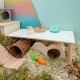 Niteangel Wooden Hamster Play Platform for Syrian Dwarf Hamsters, Gerbils, Mice, Degus or Other Small Pets: 30L x 21W x 15H cm, Burlywood Niteangel Wooden Hamster Play Platform for Syrian Dwarf Hamsters, Gerbils, Mice, Degus or Other Small Pets: 30L x 21W x 15H cm, Burlywood