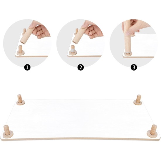 Niteangel Wooden Hamster Play Platform for Syrian Dwarf Hamsters, Gerbils, Mice, Degus or Other Small Pets: 30L x 21W x 15H cm, Burlywood Niteangel Wooden Hamster Play Platform for Syrian Dwarf Hamsters, Gerbils, Mice, Degus or Other Small Pets: 30L x 21W x 15H cm, Burlywood