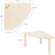 Niteangel Wooden Hamster Play Platform for Syrian Dwarf Hamsters, Gerbils, Mice, Degus or Other Small Pets: 30L x 21W x 15H cm, Burlywood Niteangel Wooden Hamster Play Platform for Syrian Dwarf Hamsters, Gerbils, Mice, Degus or Other Small Pets: 30L x 21W x 15H cm, Burlywood