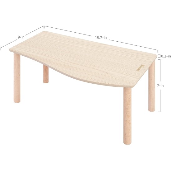 Niteangel Wooden Hamster Play Platform for Syrian Dwarf Hamsters, Gerbils, Mice, Degus or Other Small Pets: 30L x 21W x 15H cm, Burlywood Niteangel Wooden Hamster Play Platform for Syrian Dwarf Hamsters, Gerbils, Mice, Degus or Other Small Pets: 30L x 21W x 15H cm, Burlywood