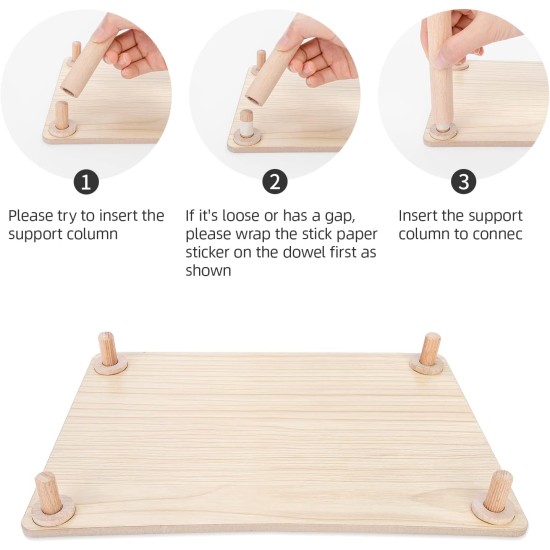 Niteangel Wooden Hamster Play Platform for Syrian Dwarf Hamsters, Gerbils, Mice, Degus or Other Small Pets: 30L x 21W x 15H cm, Burlywood Niteangel Wooden Hamster Play Platform for Syrian Dwarf Hamsters, Gerbils, Mice, Degus or Other Small Pets: 30L x 21W x 15H cm, Burlywood