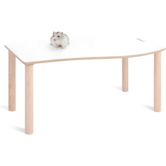 Niteangel Wooden Hamster Play Platform for Syrian Dwarf Hamsters, Gerbils, Mice, Degus or Other Small Pets: 30L x 21W x 15H cm, Burlywood Niteangel Wooden Hamster Play Platform for Syrian Dwarf Hamsters, Gerbils, Mice, Degus or Other Small Pets: 30L x 21W x 15H cm, Burlywood