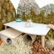 Niteangel Wooden Hamster Play Platform for Syrian Dwarf Hamsters, Gerbils, Mice, Degus or Other Small Pets: 30L x 21W x 15H cm, Burlywood Niteangel Wooden Hamster Play Platform for Syrian Dwarf Hamsters, Gerbils, Mice, Degus or Other Small Pets: 30L x 21W x 15H cm, Burlywood