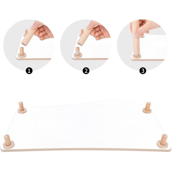 Niteangel Wooden Hamster Play Platform for Syrian Dwarf Hamsters, Gerbils, Mice, Degus or Other Small Pets: 30L x 21W x 15H cm, Burlywood Niteangel Wooden Hamster Play Platform for Syrian Dwarf Hamsters, Gerbils, Mice, Degus or Other Small Pets: 30L x 21W x 15H cm, Burlywood