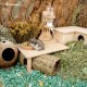 Niteangel Wooden Hamster Play Platform for Syrian Dwarf Hamsters, Gerbils, Mice, Degus or Other Small Pets: 30L x 21W x 15H cm, Burlywood Niteangel Wooden Hamster Play Platform for Syrian Dwarf Hamsters, Gerbils, Mice, Degus or Other Small Pets: 30L x 21W x 15H cm, Burlywood