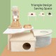 Niteangel Wooden Hamster Play Platform for Syrian Dwarf Hamsters, Gerbils, Mice, Degus or Other Small Pets: 30L x 21W x 15H cm, Burlywood Niteangel Wooden Hamster Play Platform for Syrian Dwarf Hamsters, Gerbils, Mice, Degus or Other Small Pets: 30L x 21W x 15H cm, Burlywood