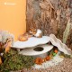 Niteangel Wooden Hamster Play Platform for Syrian Dwarf Hamsters, Gerbils, Mice, Degus or Other Small Pets: 30L x 21W x 15H cm, Burlywood Niteangel Wooden Hamster Play Platform for Syrian Dwarf Hamsters, Gerbils, Mice, Degus or Other Small Pets: 30L x 21W x 15H cm, Burlywood