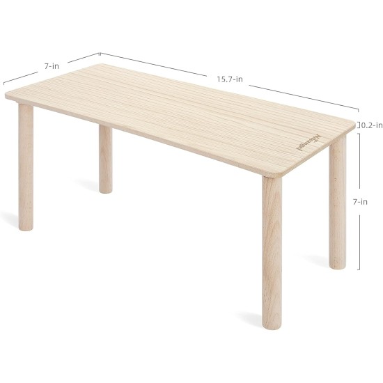 Niteangel Wooden Hamster Play Platform for Syrian Dwarf Hamsters, Gerbils, Mice, Degus or Other Small Pets: 30L x 21W x 15H cm, Burlywood Niteangel Wooden Hamster Play Platform for Syrian Dwarf Hamsters, Gerbils, Mice, Degus or Other Small Pets: 30L x 21W x 15H cm, Burlywood