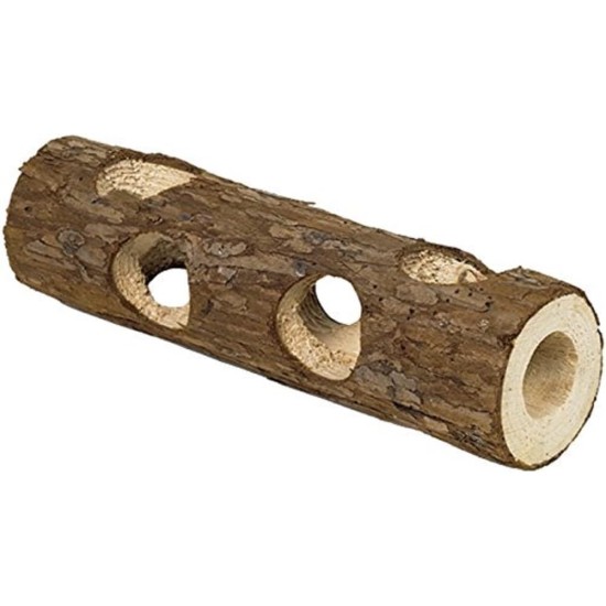 Nobby Woodland Pipe for Hamsters and Mice, 9 x 9 x 30 cm