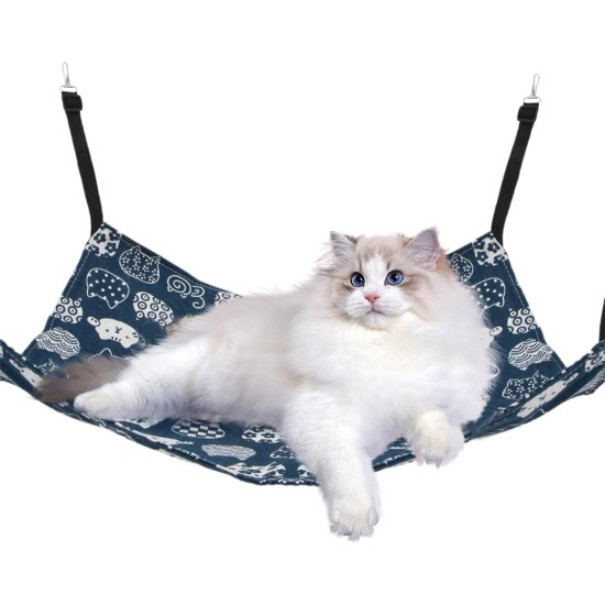 OPIURVY 1 x Cat Hammock 37 cm x 48 cm, Cat Hammock, Cat Swing, Cat Hammock, Recommended for Pets Under 4 kg OPIURVY 1 x Cat Hammock 37 cm x 48 cm, Cat Hammock, Cat Swing, Cat Hammock, Recommended for Pets Under 4 kg