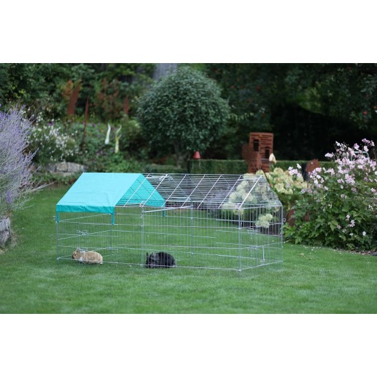 Outdoor Enclosure Galvanised with Sun Protection 220 x 103 x 103 cm Outdoor Enclosure Galvanised with Sun Protection 220 x 103 x 103 cm