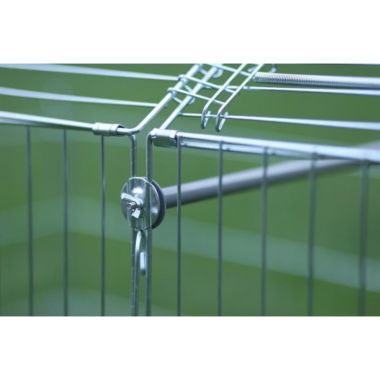 Outdoor Enclosure Galvanised with Sun Protection 220 x 103 x 103 cm Outdoor Enclosure Galvanised with Sun Protection 220 x 103 x 103 cm