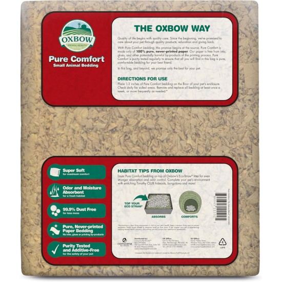 Oxbow Pure Comfort Bedding - Oxbow Blend - 42 L Oxbow Pure Comfort Bedding - Oxbow Blend - 42 L