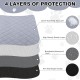Pack of 4 Washable Puppy Pads, Reusable Training Pads, Quick-Absorbing Incontinence Urine Pads, Non-Slip Urine Pads, Absorbent Pee Pads, Waterproof Puppy Pads (60 x 120 cm) Pack of 4 Washable Puppy Pads, Reusable Training Pads, Quick-Absorbing Incontinence Urine Pads, Non-Slip Urine Pads, Absorbent Pee Pads, Waterproof Puppy Pads (60 x 120 cm)