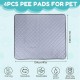 Pack of 4 Washable Puppy Pads, Reusable Training Pads, Quick-Absorbing Incontinence Urine Pads, Non-Slip Urine Pads, Absorbent Pee Pads, Waterproof Puppy Pads (60 x 120 cm) Pack of 4 Washable Puppy Pads, Reusable Training Pads, Quick-Absorbing Incontinence Urine Pads, Non-Slip Urine Pads, Absorbent Pee Pads, Waterproof Puppy Pads (60 x 120 cm)