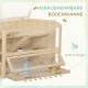 PawHut Hamster Cage Rodent Cage Small Animal Hutch Wooden Mouse Cage with Stairs Small Animal Cage Rodent Villa Three Tier PVC Natural Wood 115 x 57 x 55 cm PawHut Hamster Cage Rodent Cage Small Animal Hutch Wooden Mouse Cage with Stairs Small Animal Cage Rodent Villa Three Tier PVC Natural Wood 115 x 57 x 55 cm