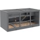 PawHut Hamster Cage Rodent Cage Small Animal Hutch Wooden Mouse Cage with Stairs Small Animal Cage Rodent Villa Three Tier PVC Natural Wood 115 x 57 x 55 cm PawHut Hamster Cage Rodent Cage Small Animal Hutch Wooden Mouse Cage with Stairs Small Animal Cage Rodent Villa Three Tier PVC Natural Wood 115 x 57 x 55 cm