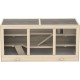 PawHut Hamster Cage Rodent Cage Small Animal Hutch Wooden Mouse Cage with Stairs Small Animal Cage Rodent Villa Three Tier PVC Natural Wood 115 x 57 x 55 cm PawHut Hamster Cage Rodent Cage Small Animal Hutch Wooden Mouse Cage with Stairs Small Animal Cage Rodent Villa Three Tier PVC Natural Wood 115 x 57 x 55 cm