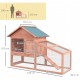 PawHut Small Animal Hutch with Roof Made of Tar Felt Solid Wood Dark Grey + White + Green 90 x 45 x 65 cm PawHut Small Animal Hutch with Roof Made of Tar Felt Solid Wood Dark Grey + White + Green 90 x 45 x 65 cm