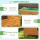 PawHut Small Animal Hutch with Roof Made of Tar Felt Solid Wood Dark Grey + White + Green 90 x 45 x 65 cm PawHut Small Animal Hutch with Roof Made of Tar Felt Solid Wood Dark Grey + White + Green 90 x 45 x 65 cm