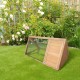 PawHut Small Animal Hutch with Roof Made of Tar Felt Solid Wood Dark Grey + White + Green 90 x 45 x 65 cm PawHut Small Animal Hutch with Roof Made of Tar Felt Solid Wood Dark Grey + White + Green 90 x 45 x 65 cm