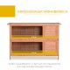 PawHut Small Animal Hutch with Roof Made of Tar Felt Solid Wood Dark Grey + White + Green 90 x 45 x 65 cm PawHut Small Animal Hutch with Roof Made of Tar Felt Solid Wood Dark Grey + White + Green 90 x 45 x 65 cm