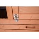 PawHut Small Animal Hutch with Roof Made of Tar Felt Solid Wood Dark Grey + White + Green 90 x 45 x 65 cm PawHut Small Animal Hutch with Roof Made of Tar Felt Solid Wood Dark Grey + White + Green 90 x 45 x 65 cm