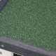 PawHut Small animal hutch with roof made of tar felt, solid wood, dark grey + white + green, 90 x 45 x 65 cm PawHut Small animal hutch with roof made of tar felt, solid wood, dark grey + white + green, 90 x 45 x 65 cm
