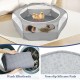 Pawaboo Small Animals Outdoor Enclosure, Waterproof Foldable Rabbit Outdoor Enclosure for Rabbits, Chickens, Kittens, Puppies, Rabbits, Hamsters, Visual Playpen with Mesh Zip and Nylon Base - Green Pawaboo Small Animals Outdoor Enclosure, Waterproof Foldable Rabbit Outdoor Enclosure for Rabbits, Chickens, Kittens, Puppies, Rabbits, Hamsters, Visual Playpen with Mesh Zip and Nylon Base - Green